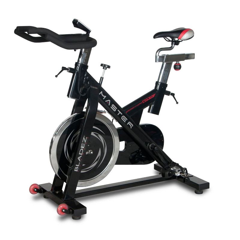Master GS Bladez Fitness Stationary Indoor Exercise Bike w/LED and Racing Design, 1 of 7