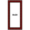 PosterPalooza | Panoramic Weathered Red Picture Frame - UV Acrylic, Foam Board Backing, Hanging Hardware - 2 of 4