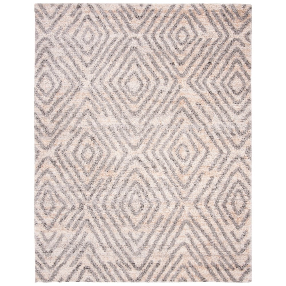 9'x12' Alva Rug Cream/Gray - Safavieh