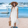 Women's Beach Cover-Up Sleeveless Midi Dress - Cupshe - 2 of 3