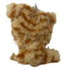 Doll Clothes Superstore Fuzzy Yellow Striped Cat Costume for 17.5 cm Labubu Dolls - 4 of 4