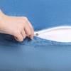 Unique Bargains Soft Comfortable Velvet Zipper Closure Pillowcases 2 Pcs - 2 of 4