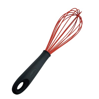 Cuisipro 10 Inch Silicone Flat Whisk, Red : Target