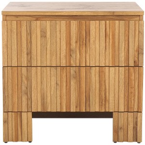 Conall 2 Drawer Nightstand - NST3103 - Oak - Safavieh - 1 of 4