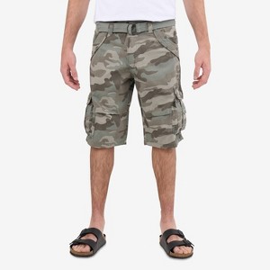 X RAY Men's Belted 12.5" Inseam Cargo Shorts,Camo Shorts(plus size shorts in available) - 1 of 4