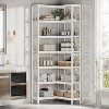 Hommoo 7-Tier Industrial Corner Bookshelf - 3 of 4