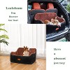 APRILSOUL Dog Car Seat for Medium/Large Dogs,2 Clip-On Safety Leashs for 2 Small Dogs,Removable and Washable Comfy Pet Car Seat - 3 of 4