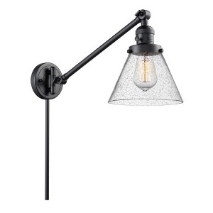 Cone - 1 Light Swing Arm Wall Sconce In Industrial Style-25 Inches Tall and 8 Inches Wide - 1 of 1