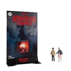 McFarlane Toys Page Puncher Stranger Things Comic Book & Figure Eleven & Mike Wheeler - 2pk - 1 of 4