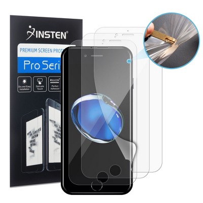 Insten 3-Piece Full Coverage Ultra Clear TPU Screen Protector Film For Apple iPhone 7 Plus / 8 Plus