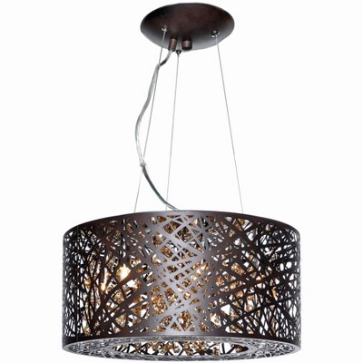 ET2 Lighting Inca 7 - Light Pendant in  Bronze