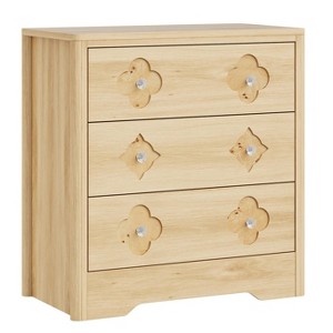 Fluted Dresser for Bedroom with Drawers, Tall Chest of Large Drawers with Large Clothes Storage Cabinet - 1 of 1