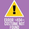 Girl's Design By Humans Halloween Error 404 Costume Not Found Apparel By COVI T-Shirt - 2 of 3