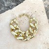 Adornia Gold Plated Lightweight Chunky Curb Chain Bracelet - 3 of 4