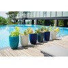 SpassWay 17" Dia Outdoor Indoor Ceramic Planter Pot Decorative Planter with Drainage Hole Patio Flower Pot - 3 of 4