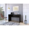 Vynxaria Modern Reversible Computer Desk with Filing Cabinet Fabric Drawers for Bedroom Small Space for Home Office - 2 of 4