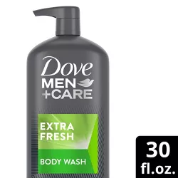Dove Men+Care Extra Fresh Body Wash Pump - 30 fl oz