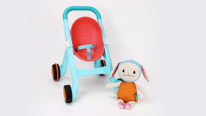 B. play Toy Stroller &#38; Plush Bunny Happy Strolling, 2 of 8, play video