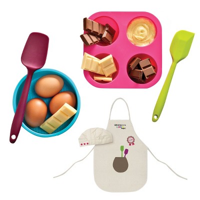 INNOKA 6 Pack Silicone Baking Muffin Cupcake Mold Set, Baking Kit Supplies for Kids & Beginners