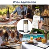WeChef Restaurant Menu Covers 4.25x14" Single Page PU Leather with Angled Corners for Wine List Cafe Bar Hotel 5 Pack - 4 of 4