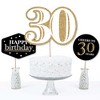 Big Dot of Happiness Adult 30th Birthday - Gold - Birthday Party Centerpiece Sticks - Table Toppers - Set of 15 - 3 of 4