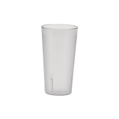 Choice 12 oz. Red SAN Plastic Pebbled Tumbler - 12/Pack