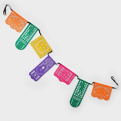 Día de Muertos 72" Papel Picado Garland