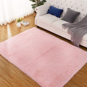 COZONY Fluffy Shag Area Rug, Plush Thick Faux Fur Non-Slip Carpet for Living Room and Bedroom - 1 of 4