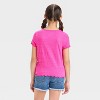 Girls' Short Sleeve Textured T-Shirt - Cat & Jack™ - 2 of 3