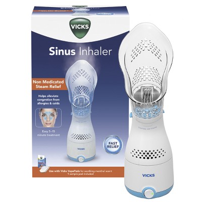 Vicks Personal Steam Inhaler with Variable Steam Control & Soft Mask - 22.56oz