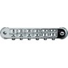 TonePros Locking Tune-o-matic (small posts) Notched Saddles Nickel - 2 of 2