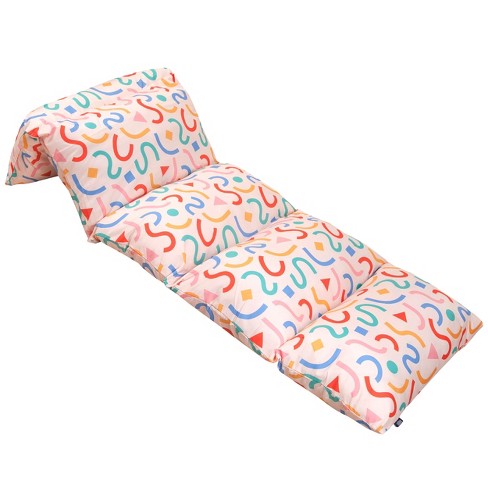 Wildkin Kids Microfiber Pillow Lounger (confetti Peach) : Target