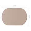 REGALWOVEN Silicone Heat Resistant Washable Non-Slip Table Mat 15" x 10" 6 Pcs - 4 of 4