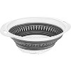Collapsible Colanders (Strainers) for Fruit Vegetable Food Sizes 8" - 2 Quart (grey) - 3 of 4