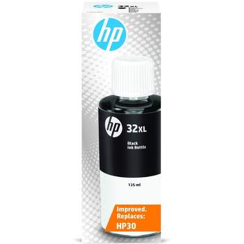 HP Inc. 32XL 135-ml Black Original Ink Bottle, ~6,000 pages, 1VV24AN