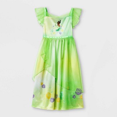 Toddler Girls' Disney Princess Tiana NightGown - Green 