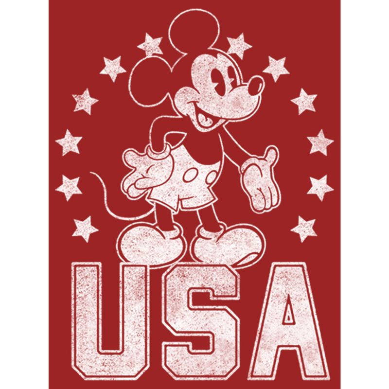 Women's Mickey & Friends Fourth of July USA Mickey Mouse T-Shirt, 2 of 5