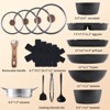 JIONJOY 17-Piece Non-Stick Cookware Set – Heat-Resistant Handles, All Stovetops Compatible - 2 of 4