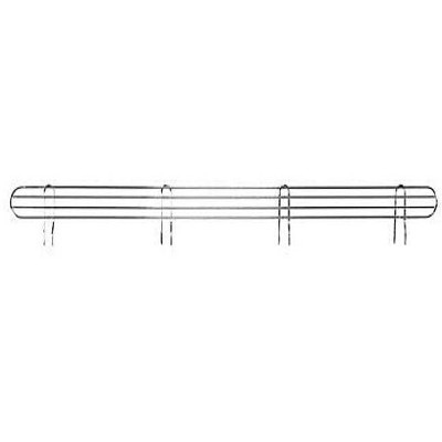Quantum Storage Systems Back Ledge, 72"W X 4"H, 304 Stainless Steel