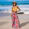 Women's Smoked Wide Lege Cover Up Pants - Cupshe - 3 of 4