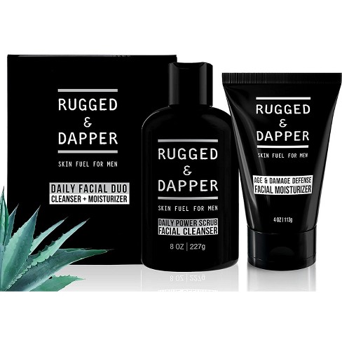 Rugged & Dapper Daily Duo Skincare Set For Men | Includes Age +