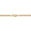 Black Bow Jewelry 2.5mm, 14k Yellow Gold, Solid Byzantine Chain Bracelet - 3 of 4