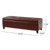 Contemporary Tufted Storage Ottoman Bench with Nailhead Trim and Hinged Lid for Living Room – 3irtyhousy - 4 of 4