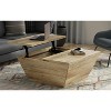 Gillean 36 inch Square Lift Top Coffee Table - 2 of 4