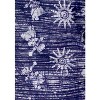 LA LEELA Men's Hawaiian Shirt Funny Beach Shirts Casual Button Down Short Sleeve Dress Shirts for Men S Fennel Swirls, Blue - 3 of 3