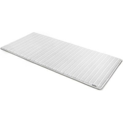 24"x58" SoftLux Sheer Striped with GripTex Skid Resistant Base Bath Runner - Microdry