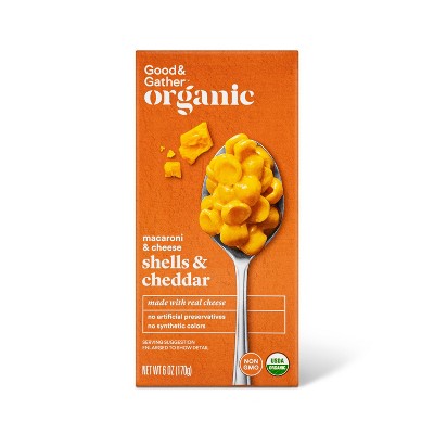 Organic Shells & Cheddar Macaroni and Cheese - 6oz - Good & Gather™
