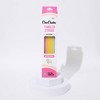 CharCharms 6pk 30oz Water Bottle Straws Glitter - 2 of 4