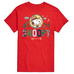 Men's - Peanuts - Ranger Snoopy Short Sleeve Graphic T-Shirt - 1 of 4