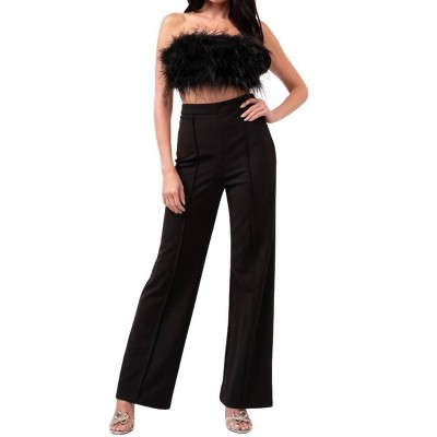 Women's Ponti Straight Leg Pants - Miss Avenue